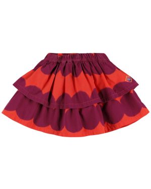 Tiered Cotton Skirt