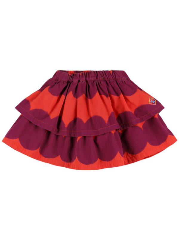 Tiered Cotton Skirt