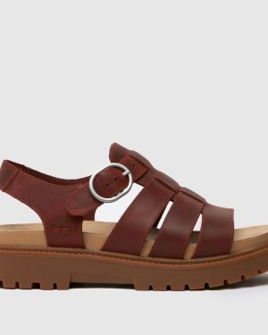 Timberland ClAIREmont Way Fisherman Sandals in Red