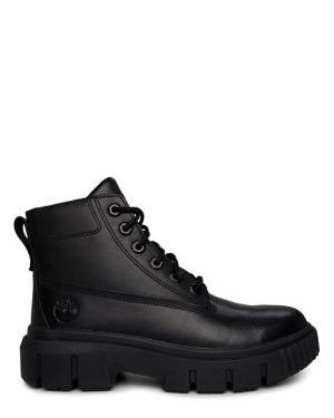 Timberland Greyfield Mid Lace-Up Boots - Black
