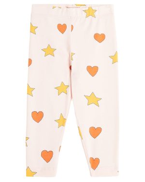Tinycottons Baby printed cotton-blend leggings