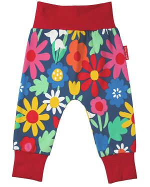 Toby Tiger Organic Bold Floral Print Yoga Pant