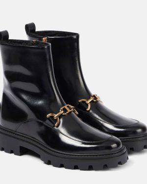 Tod's Patent leather Chelsea boots