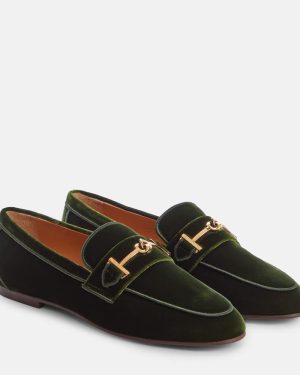 Tod's Velvet loafers