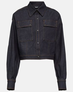 Tom Ford Cropped denim jacket