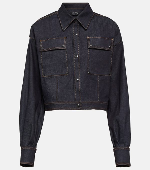 Tom Ford Cropped denim jacket