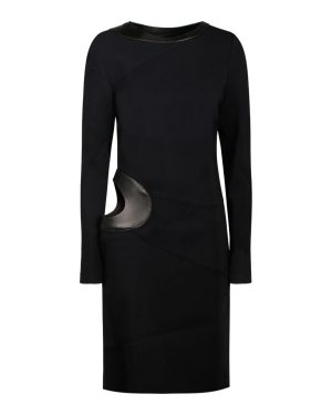 Tom Ford Cut-out Detailed Crewneck Mini Dress
