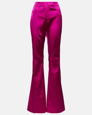 Tom Ford Low-rise flared satin pants