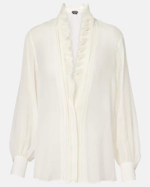 Tom Ford Ruffled silk blouse
