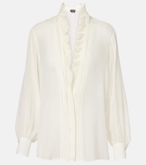 Tom Ford Ruffled silk blouse