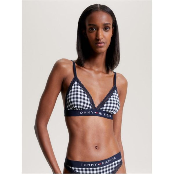 Tommy Hilfiger TRIANGLE BRA PRINT - Blue