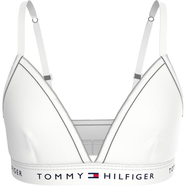 Tommy Hilfiger Triangle Bra - White