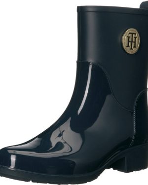 Tommy Hilfiger Women's KIPPA Rain Boot Dark Blue 7
