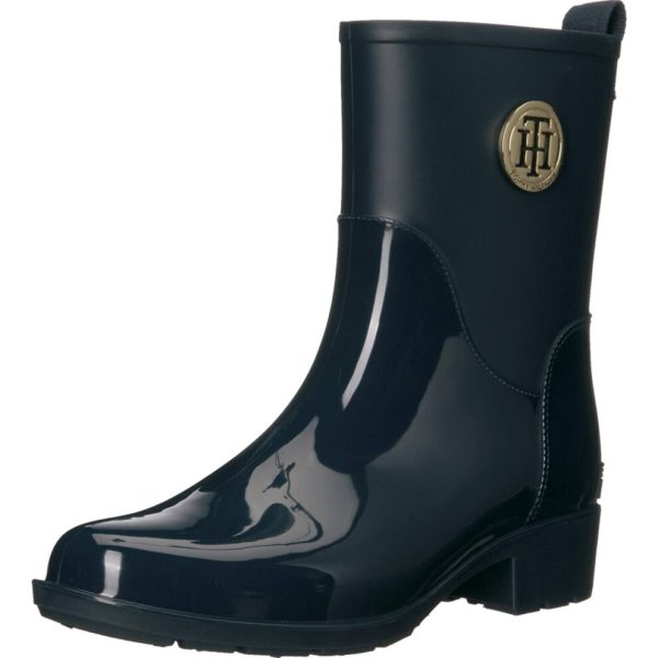 Tommy Hilfiger Women's KIPPA Rain Boot Dark Blue 7