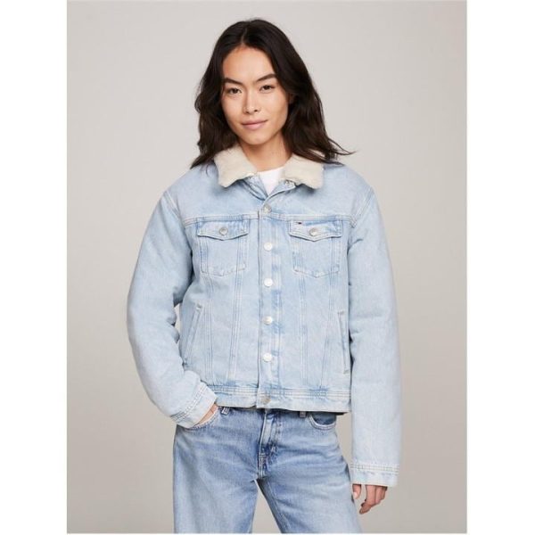 Tommy Jeans 2in1 Removable Lining Denim Jacket - Blue