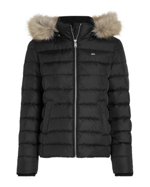 Tommy Jeans Essential Puffer Jacket - Black