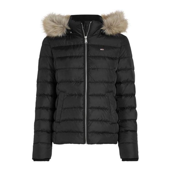 Tommy Jeans Essential Puffer Jacket - Black