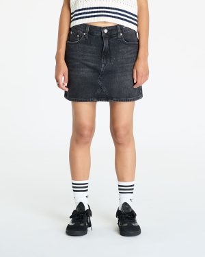 Tommy Jeans Izzie Mini Skirt Denim Black 29