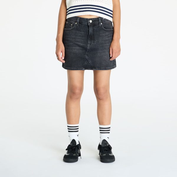Tommy Jeans Izzie Mini Skirt Denim Black 29