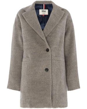 Tommy Jeans Tommy Jeans Padded Wool Coat - Grey