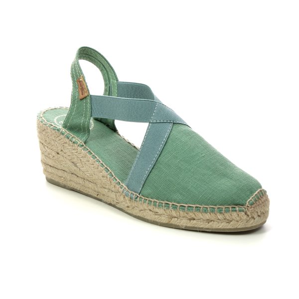 Toni Pons Ter Mint green Womens Espadrilles 1003-91 in a Plain Textile in Size 41