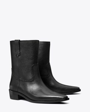 Tory Burch City Western Ankle Boot