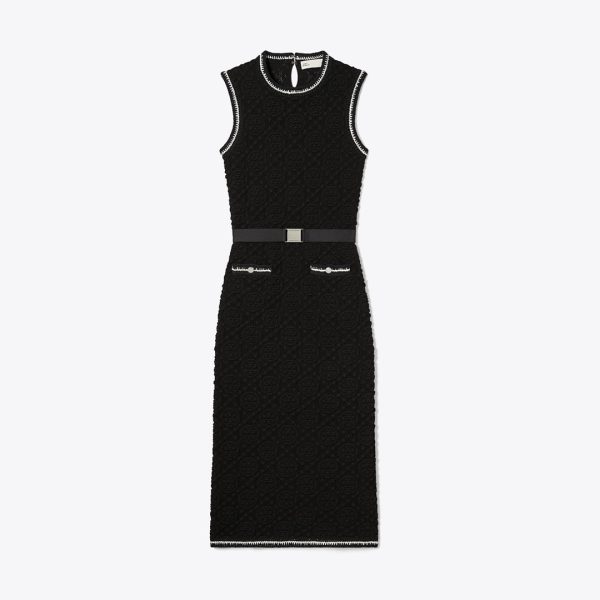 Tory Burch Cotton Pointelle Knitted Tank Dress