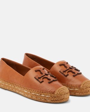 Tory Burch Ines leather platform espadrilles