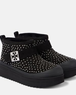 Tory Burch Mellow suede platform ankle boots