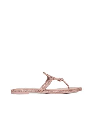 Tory Burch Miller Knotted Pave Embellished Sandals