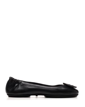 Tory Burch Minnie Travel Leather Ballet Flats