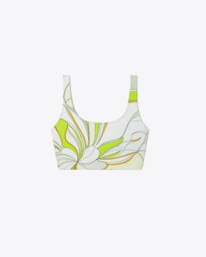 Tory Burch Weightless Printed Long Bra