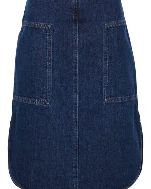 Toteme Denim Midi Skirt - Dark Blue - 12