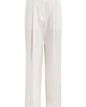 Toteme Straight-leg Cotton Trousers - White - 36 (UK8 / S)