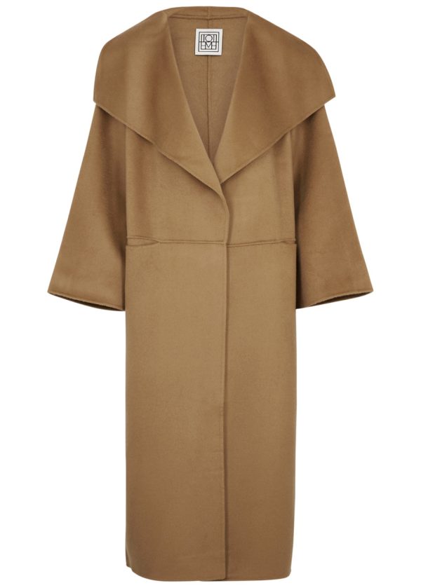 Toteme Wool and Cashmere-blend Coat - Camel - Xxs