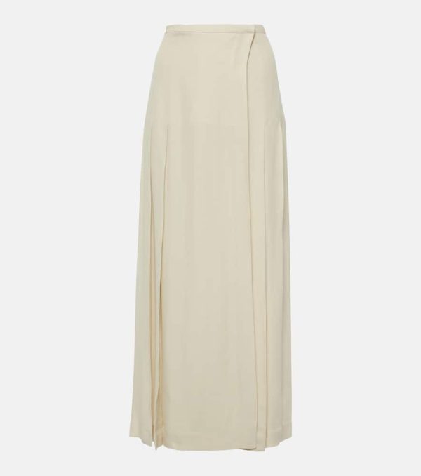 Toteme Wrap crepe maxi skirt