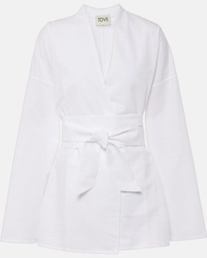 Tove Arya cotton wrap top