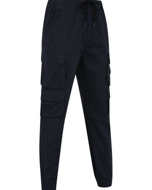 Trousers Cathay Cotton Twill Cuffed Multi-Pocket Cargo Jogger Pants in Sky Captain Navy / S - Tokyo Laundry