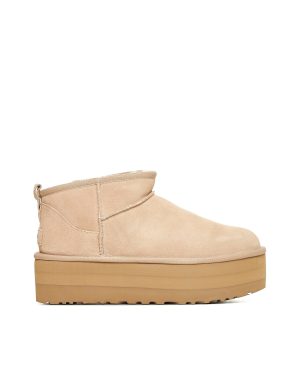 UGG | Classic Ultra Mini platform suede ankle boots | Women | 5