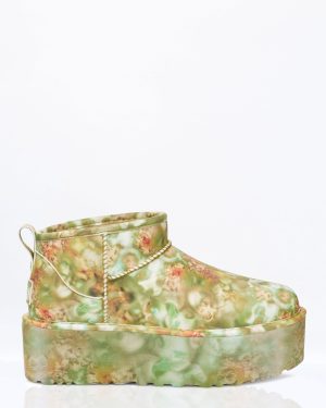 UGG Collina Strada Mini Platform Boots - Woman Boots Green Us - 13