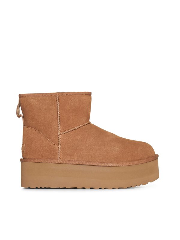 UGG | Mini Classic Platform suede ankle boots | Women | 10