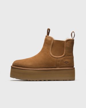 UGG W NEUMEL PLATFORM CHELSEA women Boots brown in size:41