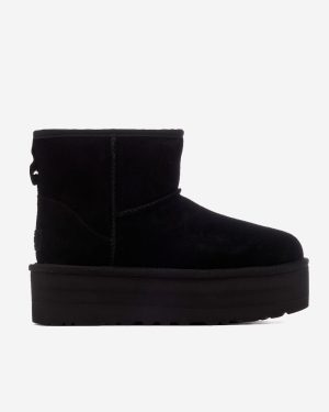 UGG_W Classic Mini Platform black boots_Black_8 US_Women