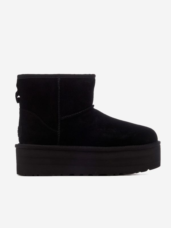 UGG_W Classic Mini Platform black boots_Black_8 US_Women