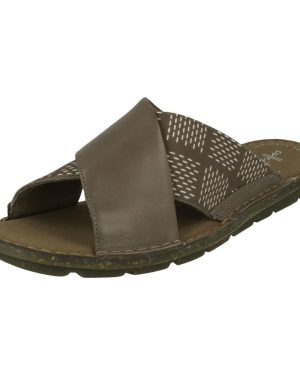 (UK 4, Olive (Green)) Ladies Clarks Mule Sandals Blake Sydney - D Fit