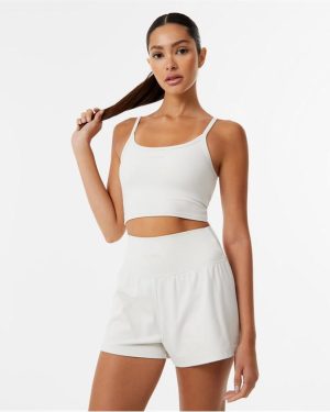 USA Pro x Sophie Habboo Longline Sports Bra - White