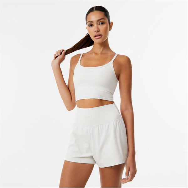 USA Pro x Sophie Habboo Longline Sports Bra - White