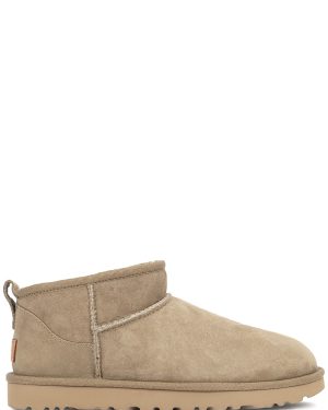 Ugg Classic Ultra Mini Suede Boots - Beige - 8