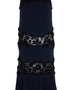 Ulla Johnson - Madeline Knit Maxi Skirt - Navy - M - Moda Operandi