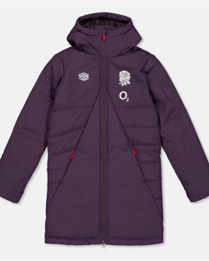 Umbro England Rugby Padded Jacket 2024 Juniors - Purple